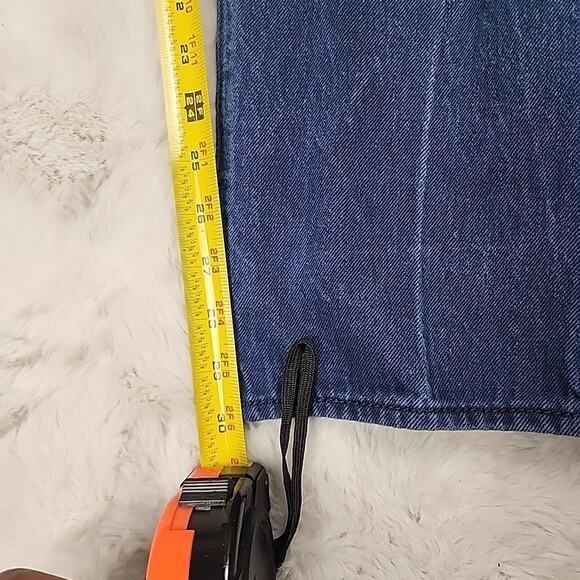 Levis Mens 501 Button Fly Jeans Sz 32x30 Dark Wash 100% Cotton - Picture 14 of 16